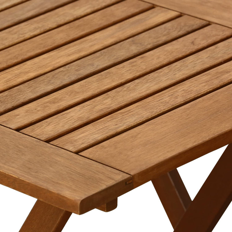 Arianna 2 - Person Wood Patio Dining Set with Square Table