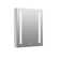 30 Inch H Recessed or Surface LED Mirror Cabinet With Defogger And Adjustable Shelves