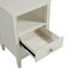 Table de chevet à 2 tiroirs Winston - Blanc antique-613118689