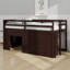 Lit mezzanine avec tiroirs et tablette-254036197