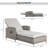 Aviahna 2 Piece Aluminum Outdoor Chaise Lounge with Air Pump, Adjustable Reclining Back & Cushion