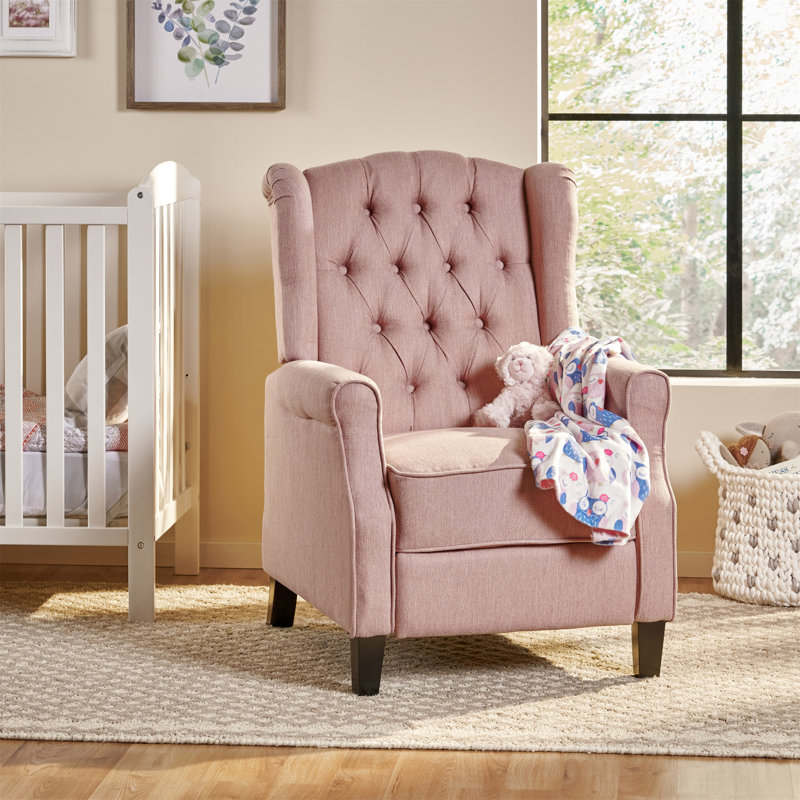 Fauteuil inclinable manuel, Polyester beige