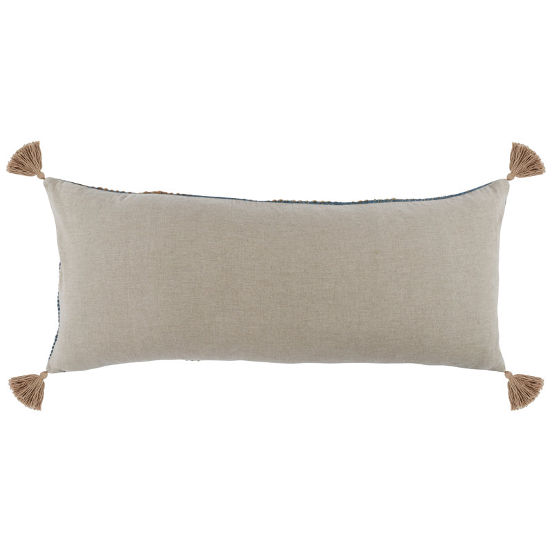 Ferri Lumbar Pillow Insert, Blue/Natural