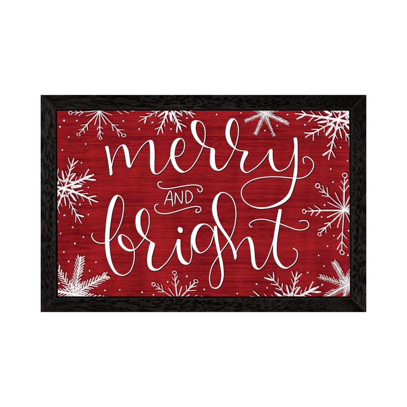 Rustic Holiday II by Emily Cromwell - Print, Black Floater Framed, 101.6 cm H x 66.04 cm W
