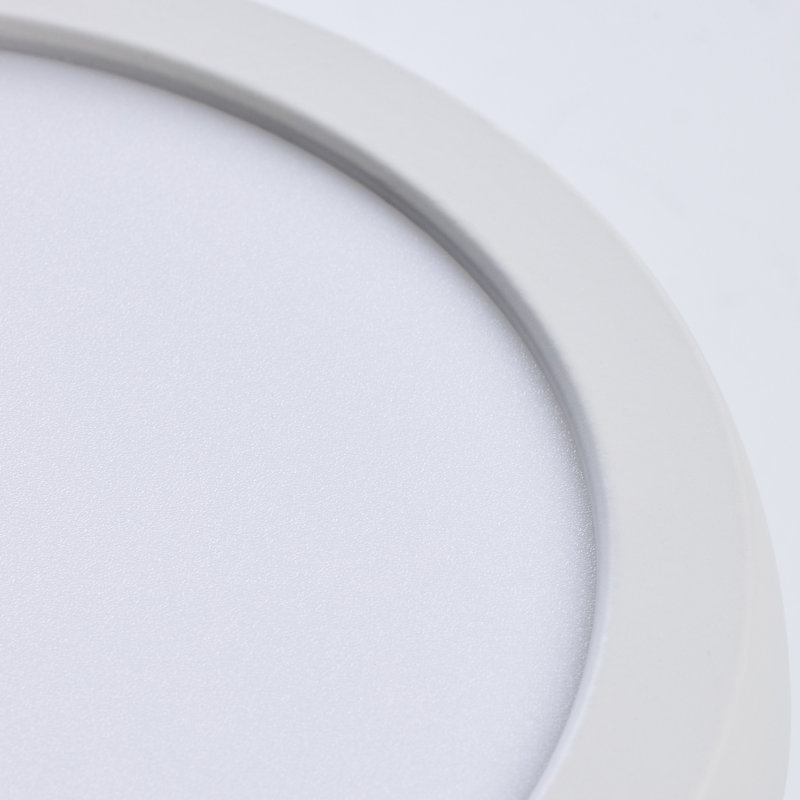 Dimmable Round Flush Mount, 0.67" H x 7" W x 7" D, 4000K
