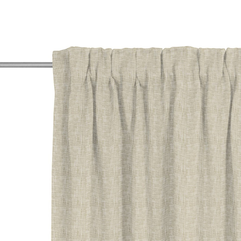 Wiessee Cotton Blend Room Darkening Curtain Single Panel, 150cm Width x 315cm Drop