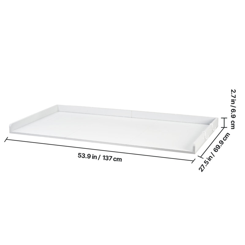 Marble Laundry Room Organiser, White