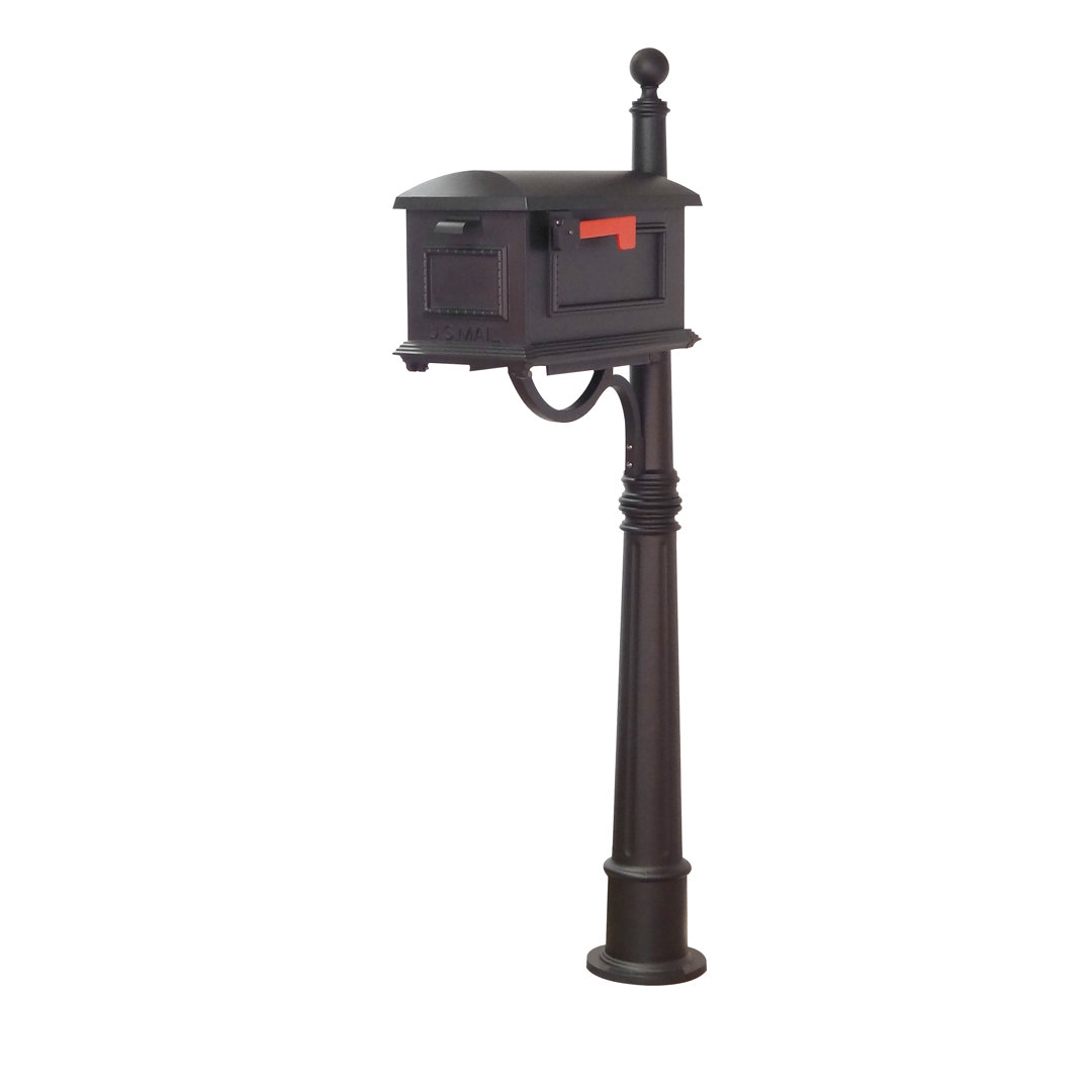 Traditional Curbside Post Mounted Mailbox Special Lite Products Mailbox