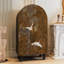 Armoire arquée avec tablettes et portes-108734968