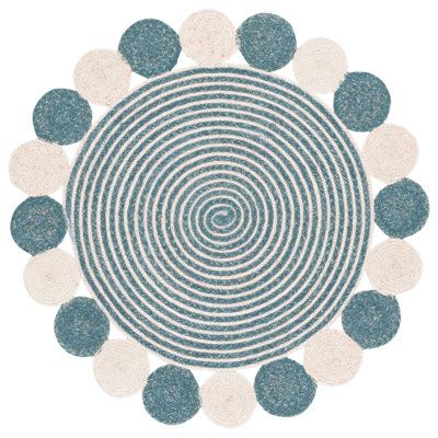 Braided Hand Woven No Pattern Indoor Rug