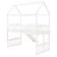 Twin Loft Bed With Slide, Safe And Stable. Modern Bedroom Feature Slide Timeless. Frame For Long Use-487231059