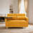 3-In-1 Convertible Corduroy Sleeper Sofa Bed With A Movable Tabletop And USB Ports-569465875