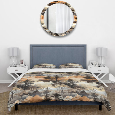 Wilderness Forest Pattern Harmony I Duvet Cover Set
