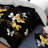 Twin Size 9-Piece Black & Gold Butterfly Bedding & Curtain Set - Quilted Microfiber Bedspread + Sheer Drapes-126305078-128613264