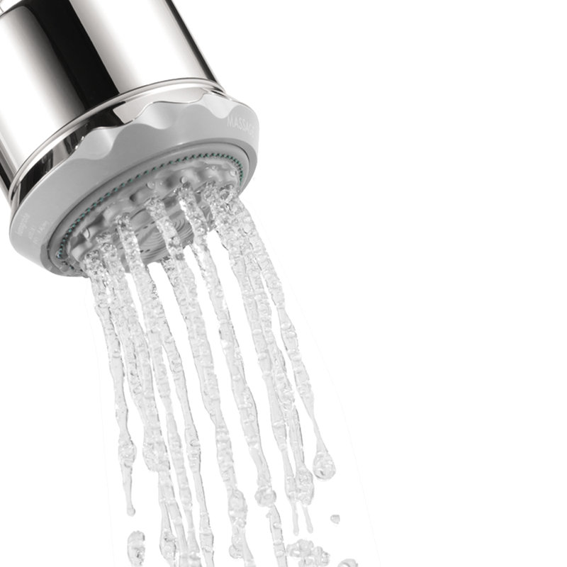 Clubmaster Multi Function Adjustable Shower Head, Matte Black