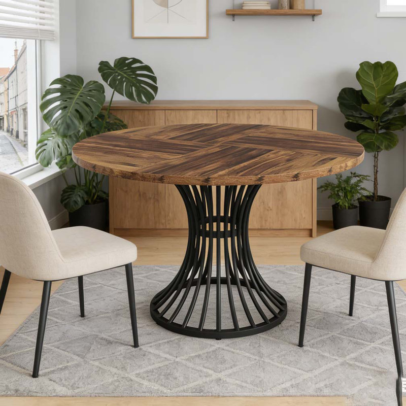 Table de salle à manger Farmhouse, Brun