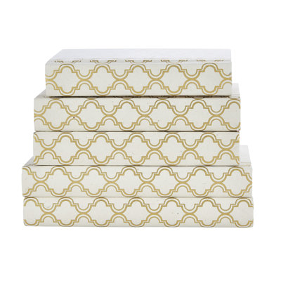 Quatrefoil 5 Piece Book Set