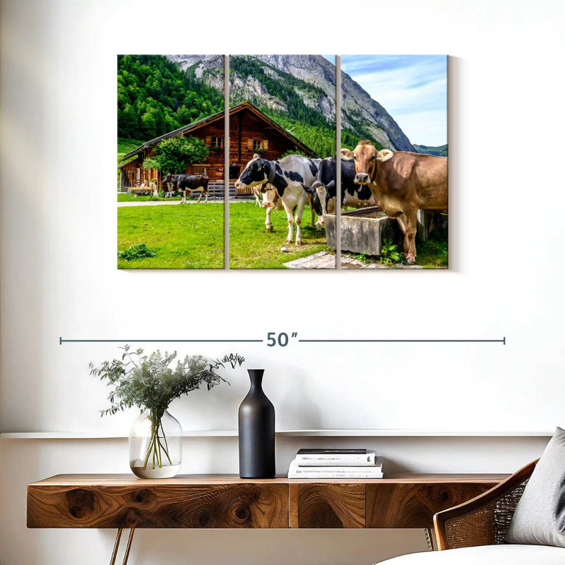 Brampt Karwendel Cows, 24" H x 38" W