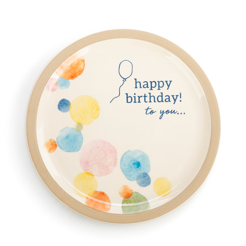 Stoneware Decorative Plate 1