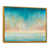 Toile avec cadre flottant or