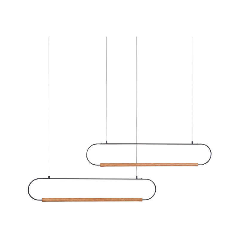 Metis 2 - Light Matte Black LED Novelty Pendant