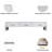 Rome Neutral 71" Solid Wood Modern White Console Table