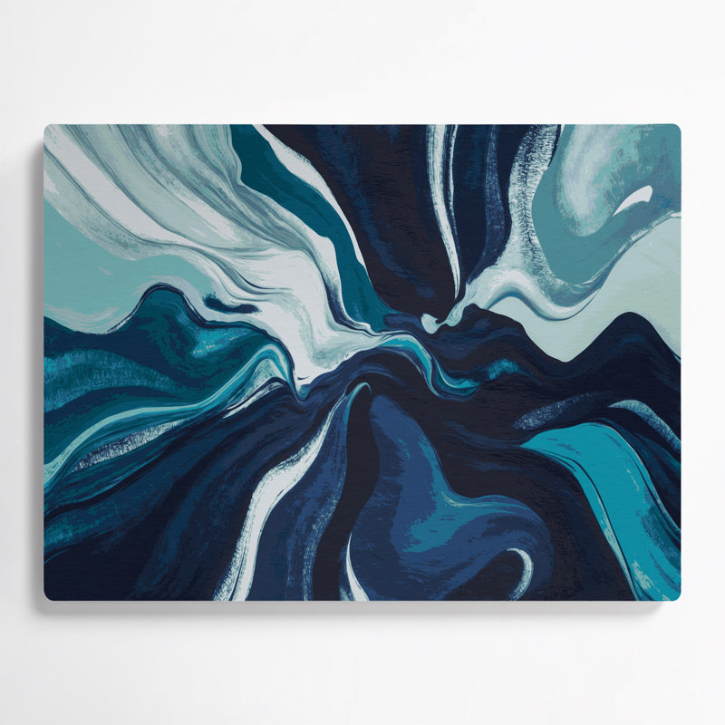«Lyrical Abstraction 86», art mural en métal gris, H 11 po x l 14 po