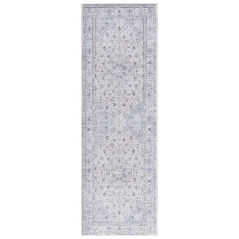 Ziebarth 165 M/W S/R Area Rug In Beige / Green, Runner 2'6" x 6'