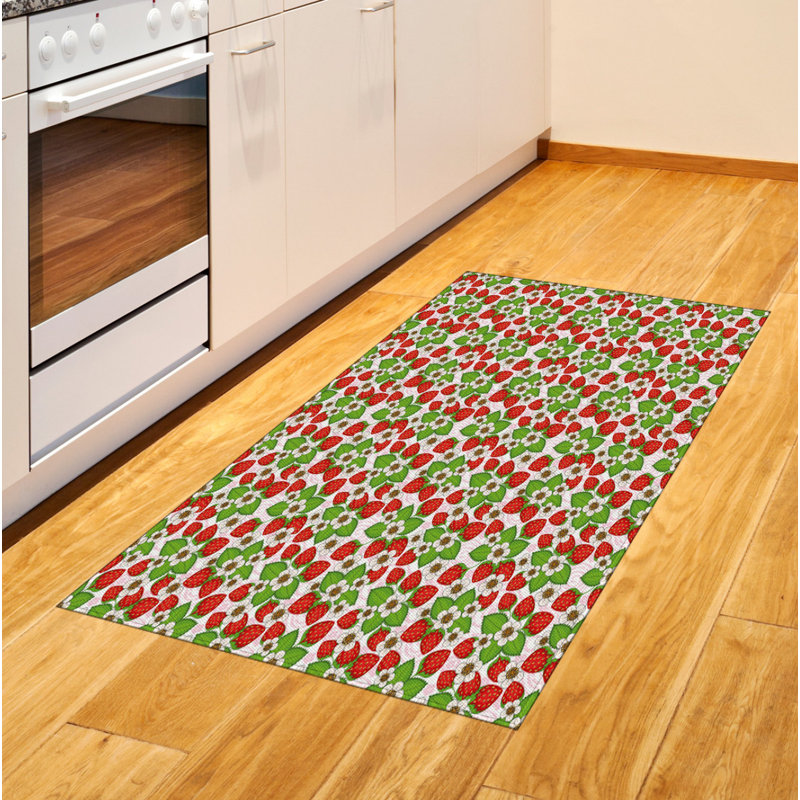 Floral High Density Long Fiber Poly Threads Decorative Area Rug Carpet, Rectangle 4' x 5'8"