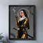 Reproduction d'art encadré noir rétro-1897396141