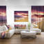 «Pink and Purple Clouds at Sunset», reproduction de photo sur toile tendue-29505701