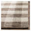 Tapis en laine / coton tissé à la main Vacaville gris clair / brun-22531758