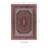Emanuel Traditional Machine Woven Flatweave Red and Navy Area Rug with Non Skid Backing -301846884