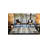 Black Rectangular Geometric Woven Base Washable Rug-183291973