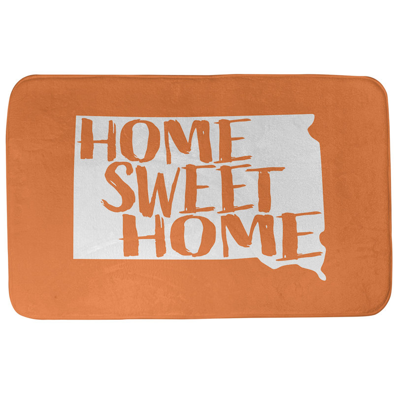 Tapis de bain, l 21 po x L 34 po, Orange