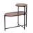 Small Coffee Tables 2-Tier Modern Sofa Side Table With Wood Storage Shelf Living Room End Tables Nightstands-1592841548