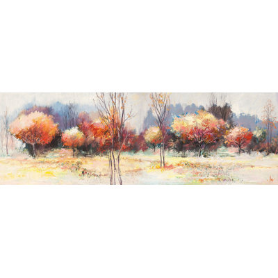 Summer Woods by Luigi Florio - Wrapped Canvas Painting