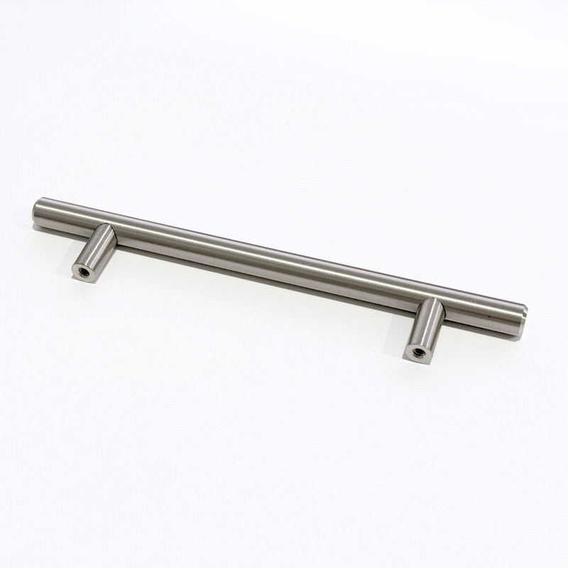 Poignée barre en T, Nickel brossé, 3 13/16"