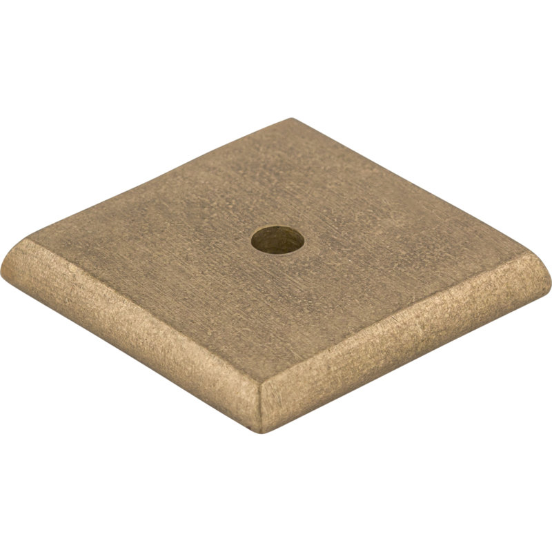 Aspen Square  Backplate, 1.25" H x 1.25" W x 0.19" D, Light Bronze