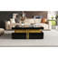 Table basse moderne avec rangement à 4 tiroirs 43,3 po Modern