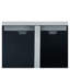 Îlot de cuisine pour l'extérieur avec tablette surélevée de 53,3 po K&K-352681500
