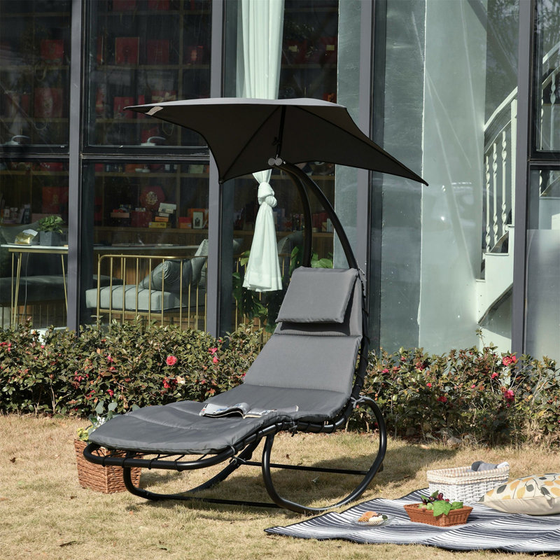 Aymelia 185cm Long Single Chaise with Cushions