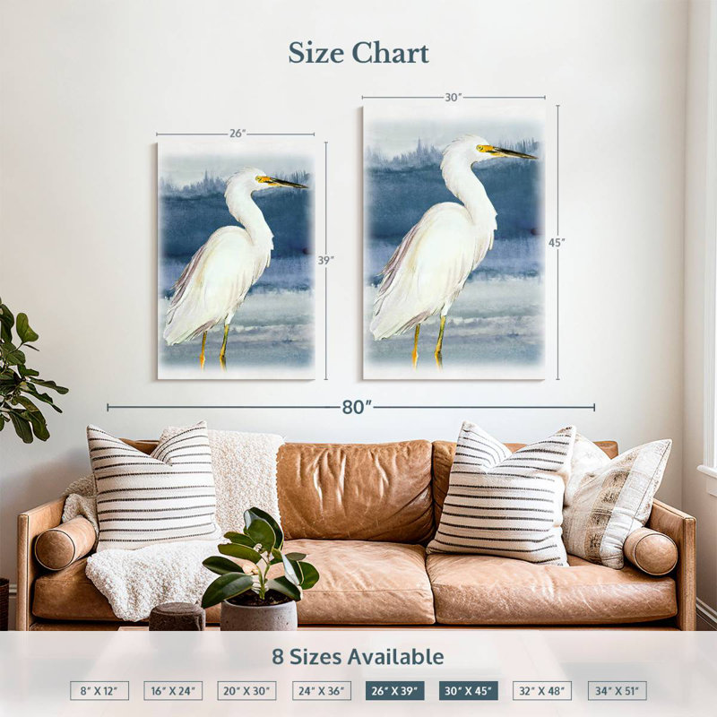 Ronce bleue sur Blue Heron II, H 39 po x l 26 po
