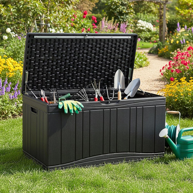 Flash W Deck Box, Black