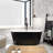 59'' x 29.5'' Freestanding Soaking Acrylic Bathtub