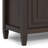 67"W Solid Wood 4-Shelf Sideboard Buffet Storage Cabinet with 2 Drawers