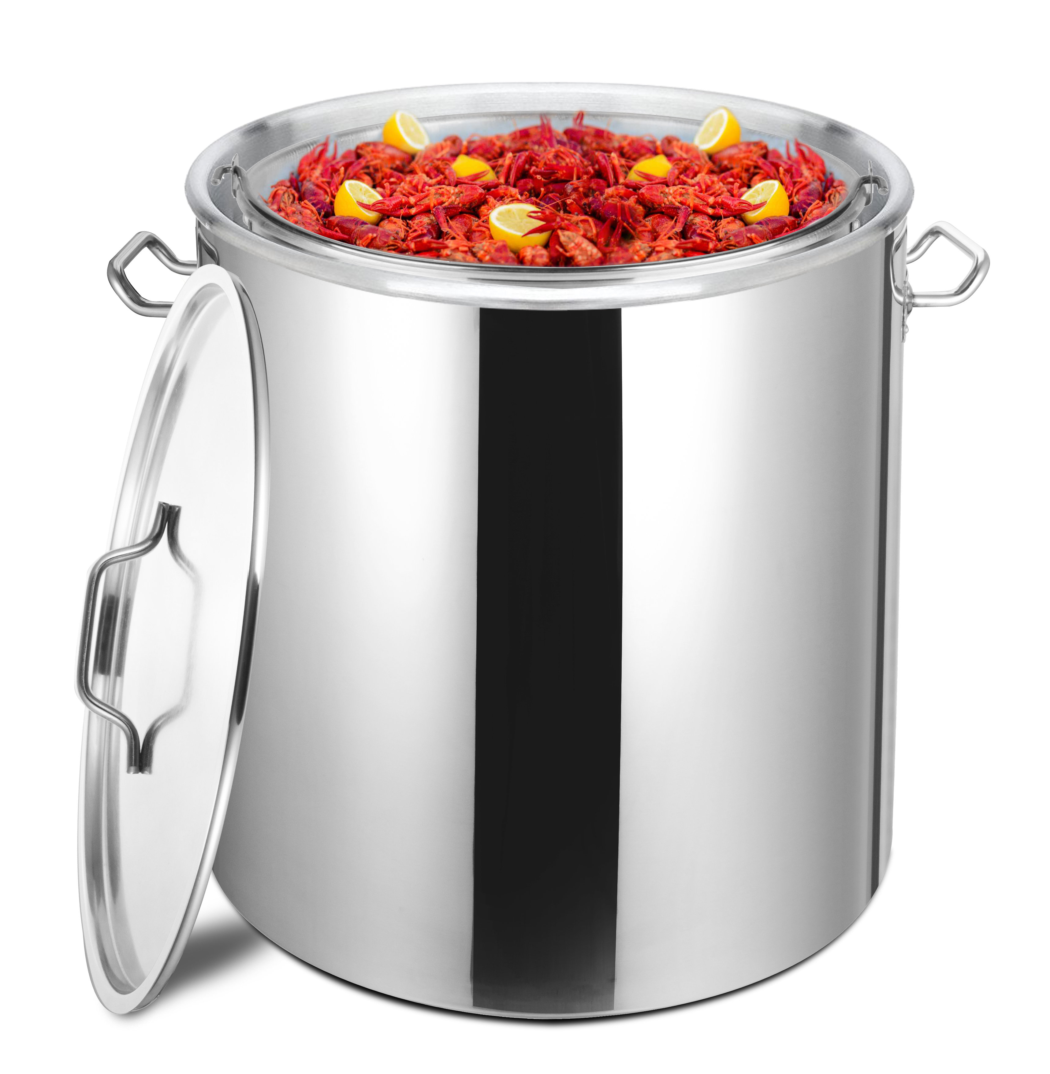 Concord Stock Pot with Lid - Size: 60 Quart