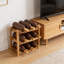 Support à vin à 9 niveaux en bois à 9 niveaux, organisateur de vin de comptoir peu encombrant, assemblage facile pour la cuisine, le garde-manger, le bar ou la décoration intérieure