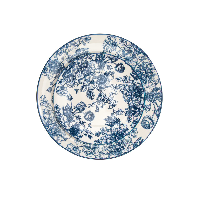 White Porcelain 12 Piece Dinnerware Set, Service for 4