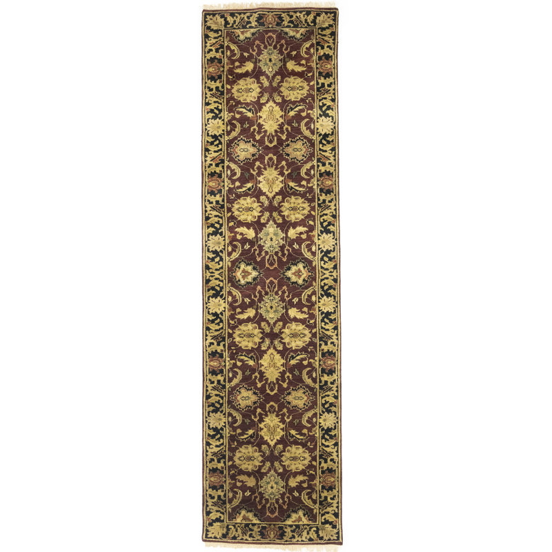 Tapis rectangulaire en laine 2 pi 7 po x 10 pi